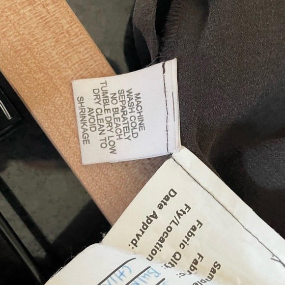 Eileen Fisher Charcoal Silk Vintage Slacks Pants Size Small - Picture 8 of 10